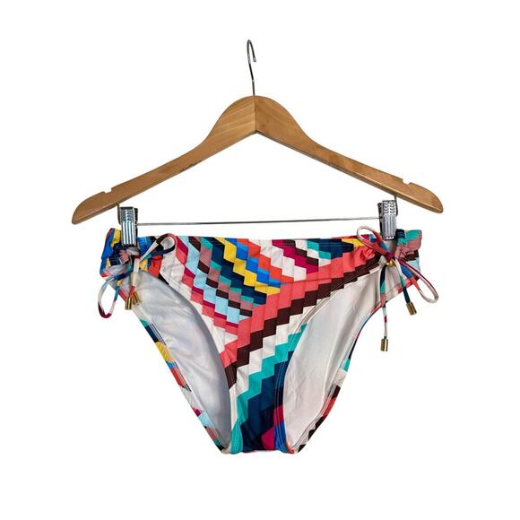 La Blanca Women’s Slice Of Paradise Side Tie Hipster Bottom Sz 8 Multicolor NWOT - Picture 1 of 6